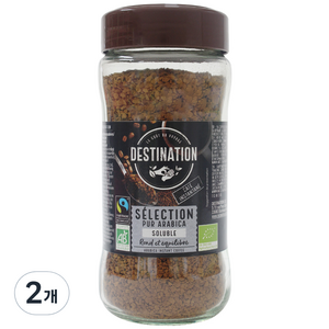 데스티네이션 셀렉션 아라비카 인스턴트커피, 100g, 2개