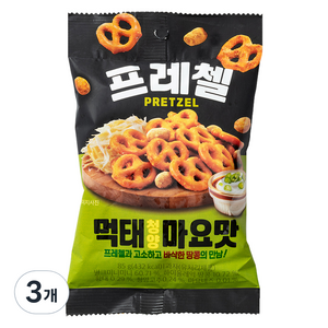 프레첼 먹태 청양마요맛, 3개, 85g