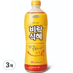 팔도 비락식혜, 1.5L, 3개