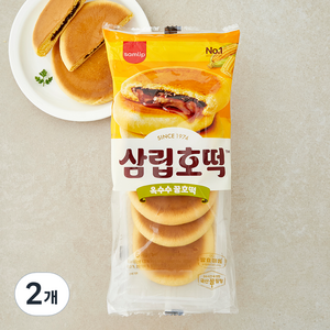 삼립 옥수수 꿀호떡, 57g, 6개입, 2개