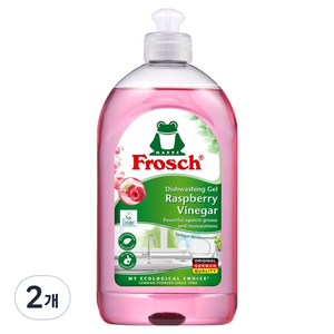 프로쉬 독일 주방세제 라즈베리, 500ml, 2개