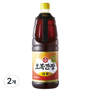 오복 간장 금표, 1.7L, 2개