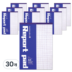모닝글로리 2000 A4 레포트 패드 방안, 30개