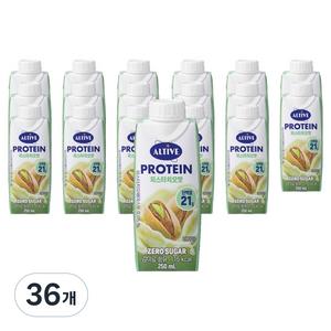 얼티브 프로틴 피스타치오맛, 250ml, 36개