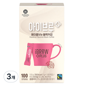 아이브루 플러스 공정무역 헤이즐넛 블랙커피