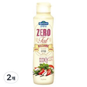 폰타나 무지방 발사믹 드레싱, 230g, 2개