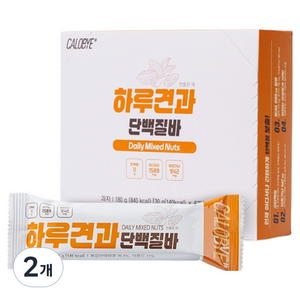 칼로바이 하루견과 단백질바 6p, 180g, 2개