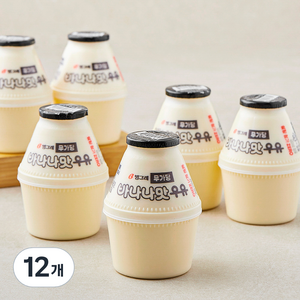바나나맛우유 무가당, 240ml, 12개