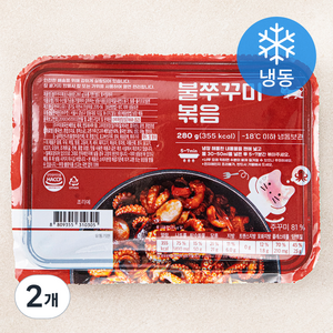 쿠캣 불쭈꾸미 볶음 (냉동), 2개, 280g