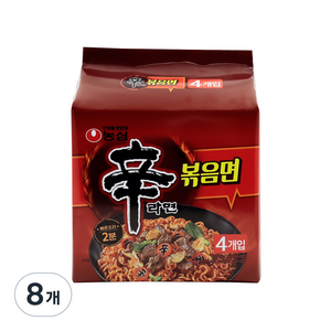신라면 볶음면 131g, 8개