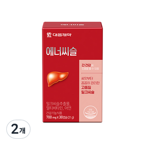 대웅제약 에너씨슬 밀크씨슬 간건강, 30정, 2개