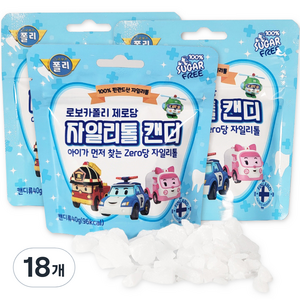 로보카폴리 제로당 자일리톨 캔디 40g, 18개