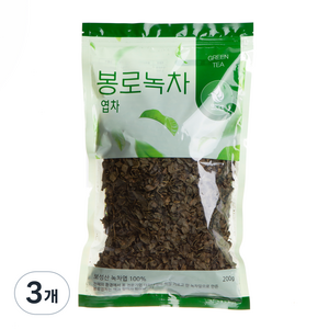 대한다업 봉로녹차 엽차, 200g, 1개입, 3개