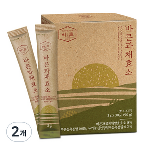 건강한약속바른 과채 효소 과일 야채 효소식품 30p, 90g, 2개