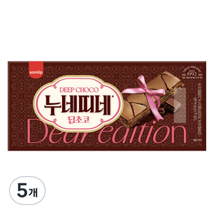 누네띠네 삼립 딥초코 디어에디션, 120g, 5개