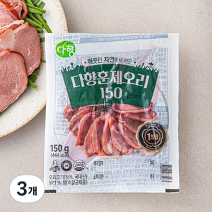 다향오리 훈제오리 슬라이스, 150g, 3개