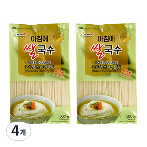 효자원식품 아침에 쌀국수, 500g, 4개