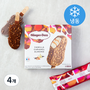 하겐다즈 멀티바 아이스크림 바닐라 캐러멜 아몬드 (냉동)