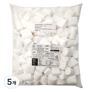 삼진 화이트 마시멜로, 1kg, 5개