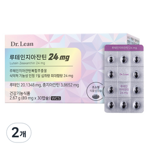 닥터린 루테인 지아잔틴 24mg 2.67g, 30정, 2개