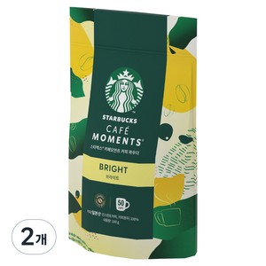 스타벅스 카페모먼트 브라이트 파우치 원두커피믹스, 100g, 1개입, 2개
