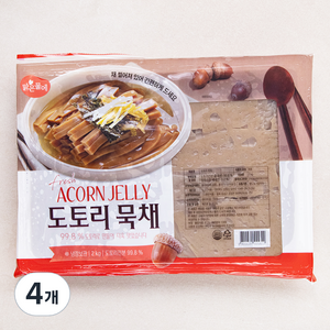 맑은물에 도토리묵채, 4개, 2kg