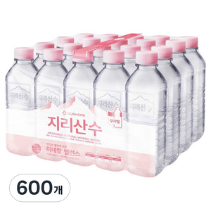 지리산수 무라벨, 500ml, 600개