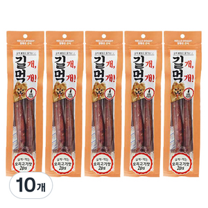 참좋은간식 길개먹개 강아지 간식 2p, 오리고기맛, 64g, 10개