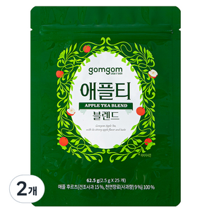 곰곰 애플티 블렌드, 2.5g, 25개입, 2개