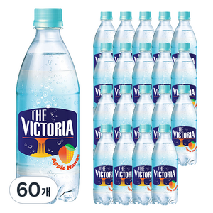 웅진빅토리아 더빅토리아 애플망고 탄산음료, 500ml, 60개