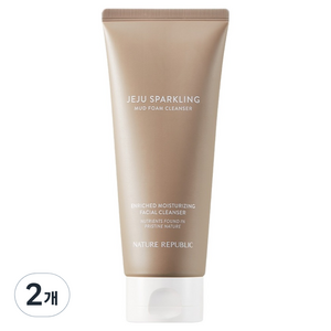 네이처리퍼블릭 제주 탄산 머드 폼클렌징, 150ml, 2개