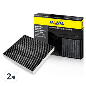 한일 활성탄 자동차 에어컨필터, c178, 2개