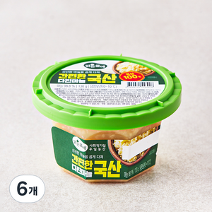 맑은물에 국산 간편한 다진마늘, 130g, 6개