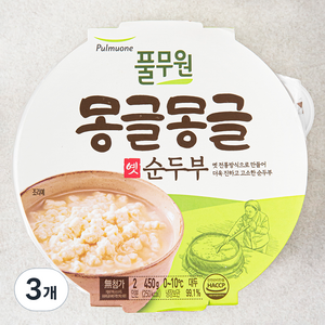 풀무원 몽글몽글 옛 순두부, 450g, 3개