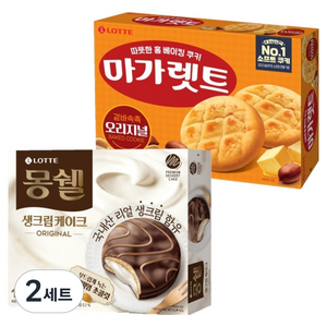 롯데웰푸드 몽쉘 오리지널 + 마가렛트, 2세트