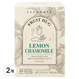 쌍계명차 과일 허그티 레몬 캐모마일