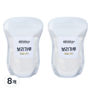 GAMANI 보리가루, 500g, 8개