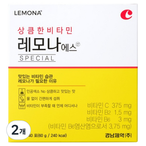 레모나 에스산 비타민C 40p, 60g, 2개