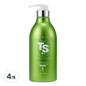 TS 프리미엄 탈모 샴푸 라벤더향, 750g, 4개