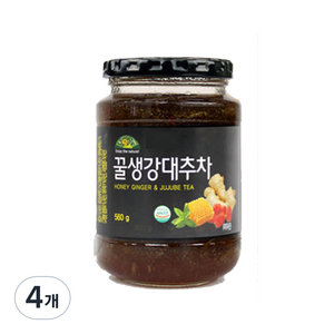 OrganicStory 꿀생강 대추차, 560g, 1개입, 4개