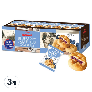 타타와 블루베리 쿠키 60p, 600g, 4개