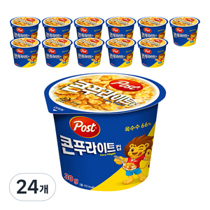 포스트 콘푸라이트 컵, 30g, 24개