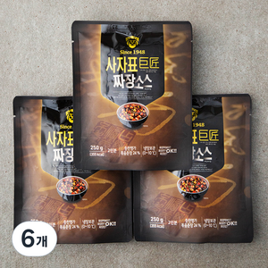 사자표 거장 짜장소스, 250g, 6개