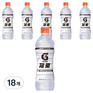게토레이 제로, 600ml, 18개