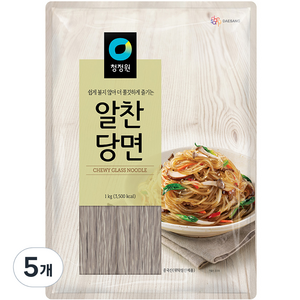 청정원 알찬당면, 5개, 1kg