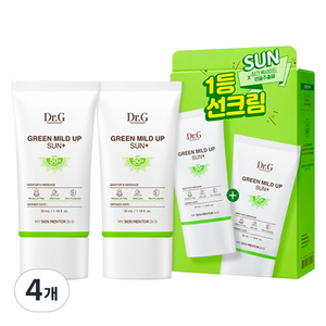 닥터지 그린 마일드 업 선 플러스 선크림 SPF50+, 35ml, 4개