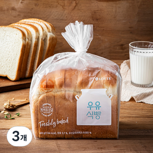 기린 우유식빵, 400g, 3개