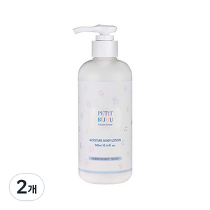 에뛰드하우스 쁘띠비쥬 코튼스노우 모이스춰 바디로션 베이비파우더향, 2개, 300ml