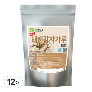 장명식품 토종 국내산 돼지감자가루, 300g, 12개