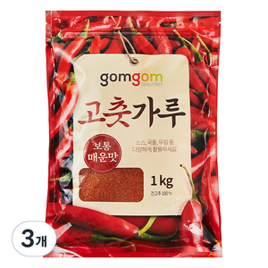 곰곰 고춧가루, 1kg, 3개